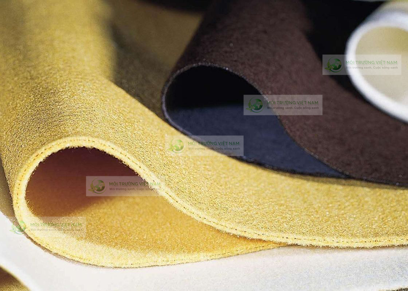 Vải lọc Nomex (vàng) và vải lọc PPS
